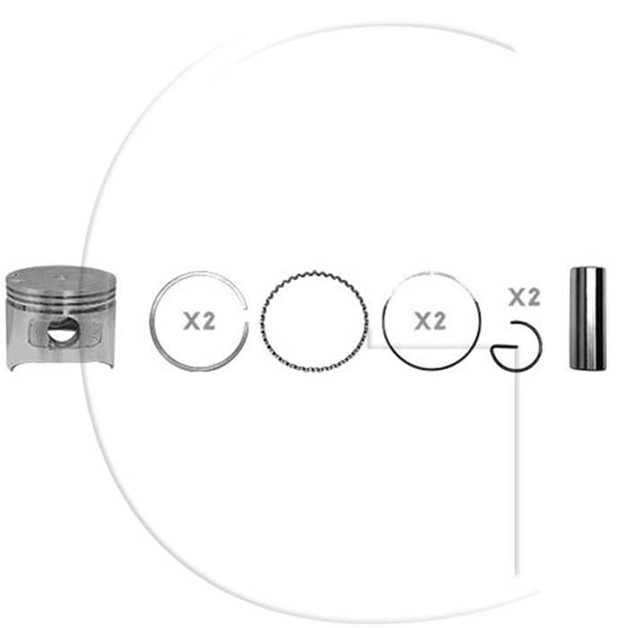 Piston complet HONDA / Mod. : GX140 / Orig. : 13101ZE1000, 3043-05051