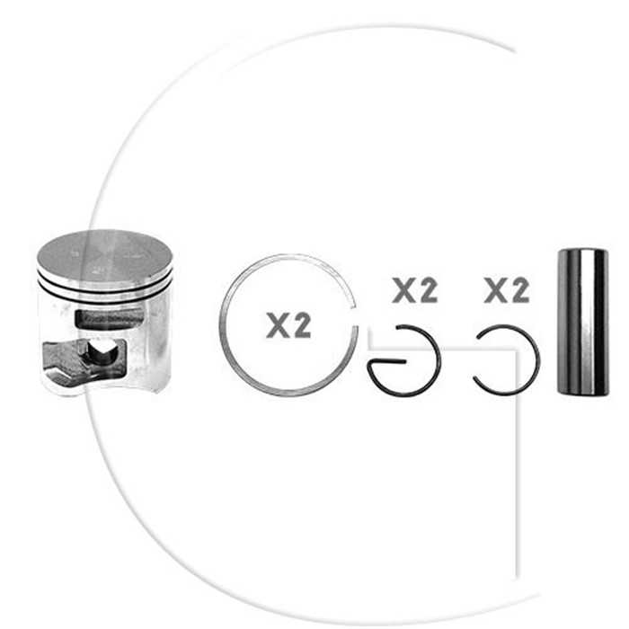 Piston complet HUSQVARNA / Mod. : 365 X-TORQUE 372 X-TORQUE, 3043-50TOR