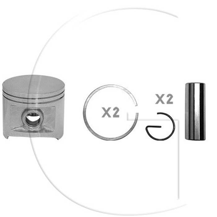 Piston complet HUSQVARNA / Mod. : 372 / Orig. : 503691271, 3043-50450