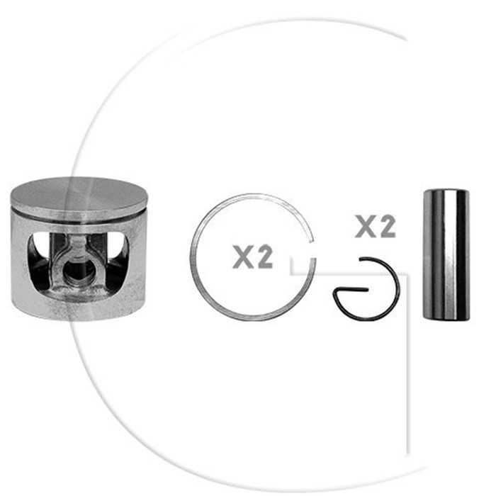 Piston complet HUSQVARNA / Mod. : 266 268 / Orig. : 501658803, 3043-50258