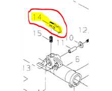 Cliquet de poignée Shindaiwa ph230-m243s, C661000050, C661-000050, SI3700062310