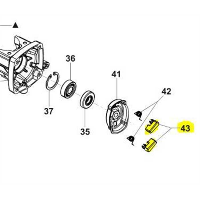 cliquet de lanceur efco tg2800xp, 61370014R, 1620019218, 58070219R