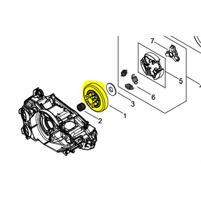 CLOCHE D EMBRAYAGE POUR SHINDAIWA ECHO 251 EN 1/4, A556-001710, 1709587, 170-9587