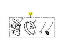 Cloche embrayage complète avec tole+clips Shindaiwa 389-394, P021029820, P021-029820, 7235851110, 72358-51110