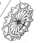 ROUE ARRIERE MIIMO 3000 NOUVEAUX MODELE, 42710-VP9-J00, 42710VP9J00