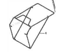 Armature de bac HRB535, 81330VE2000, 81330-VE2-000