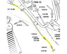 Arret de cà¢ble traction Roques Lecoeur, RL280366