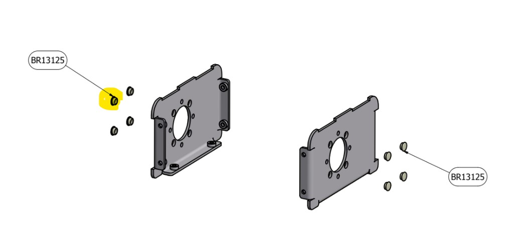 CAPUCHON 8MM BELROBOTICS, BR13125, YB-011-00001-0A.