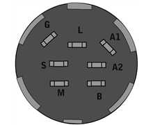 Contacteur a clé ayp-roper-MTD -en plastic gl/bm/s, 94762, 175442, 175566, GY20074, 163968, 175567, 53-21639-68, 925-1741, 53-21755-66