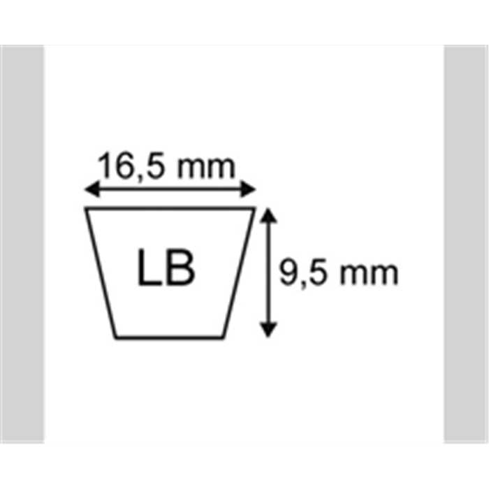 Courroie de lame SB39 Orec HR660a - HR550b - HR660b, 896123003901, 89-6122-003900, LB39, 896122003900, SB-39, SB39, LB-39, FGP720819, LB39, 8716106776788