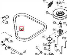 Courroie renvoi ETESIA skm skf x17 815ld, 32542, ET32542