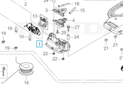 Poste Honda Miimo 3000, 31220-VP9-000, 31220VP9000