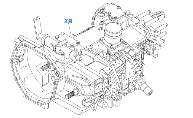 Boite de transmission complète Kubota RTV900, K7571-91126, K757191126