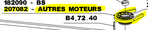 Courroie traction Roques et Lecoeur RL210 moteur Honda, ZX30, RL207082, RL0306030071, 0306030071