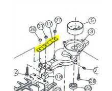 Renfort lame taille-haies KAWASAKI 60cm, A325-102004, A325102004