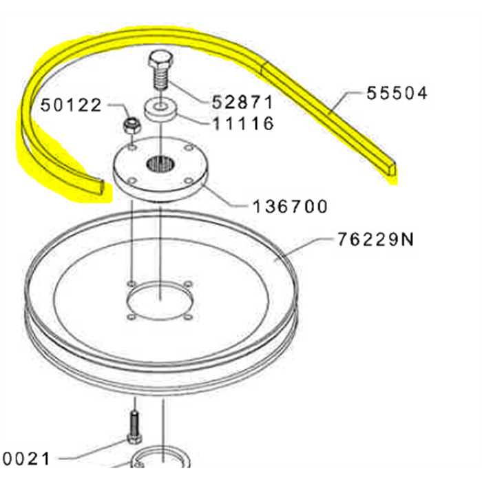 Courroie de lame grillo climber 7.22, B62, 55504, 17x1644la, 5L640, 17x1618ld, 17x1575li