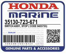 Interrupteur on off HONDA, 35130-723-671