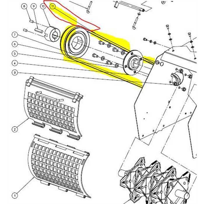 Courroie de couteaux Eliet SuperProf BA552221200, BA552221200, BA552 221 200, BA 552 221 200