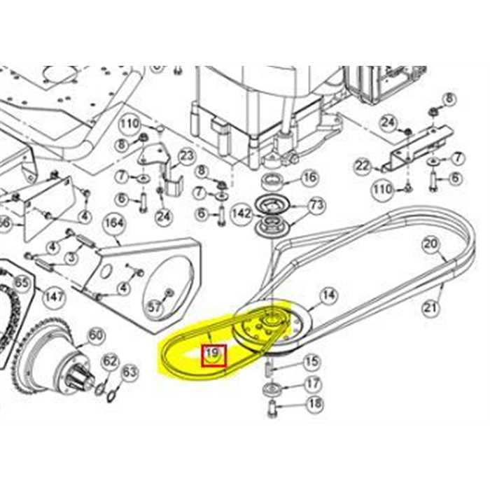 courroie traction as motor as73, E06890, G07857023, 82206890