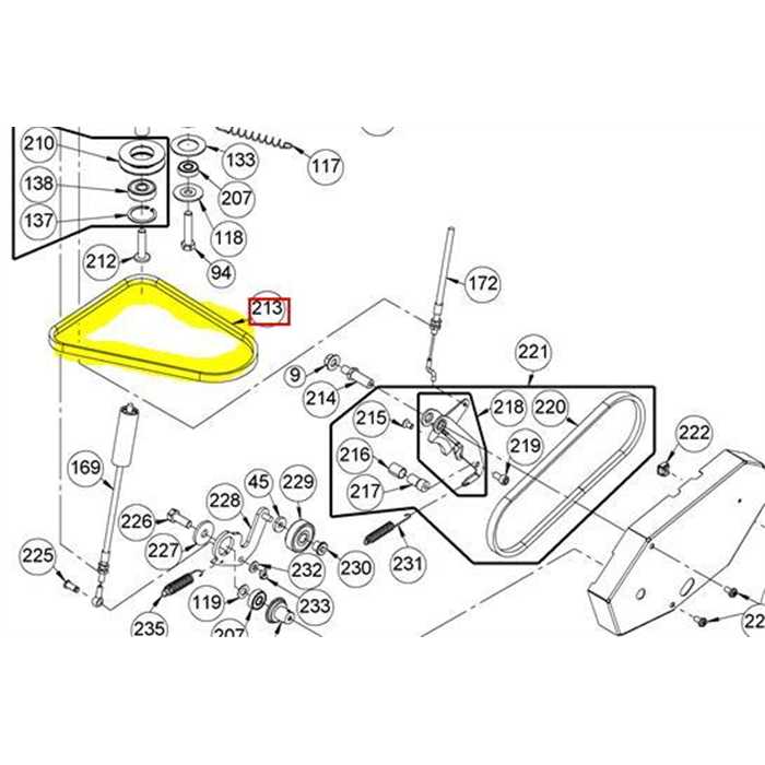 courroie traction primaire as motor as63, G07857053