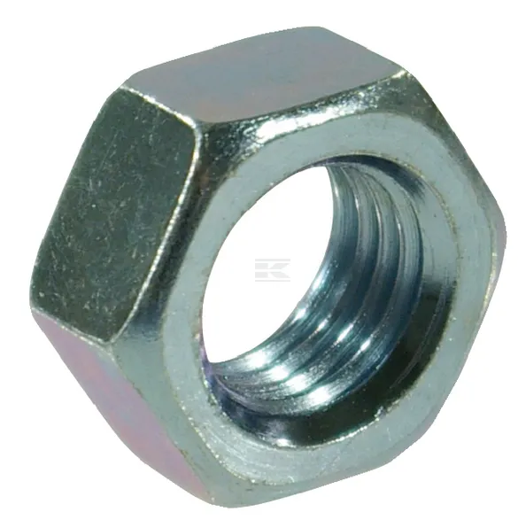 Écrou hexagonal DIN934 M16x1.50 acier zingué classe 10, 934161510