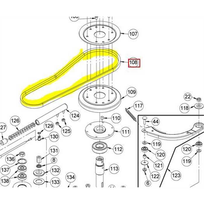 courroie de lame débroussailleuse as-motor as63, E06890, G07857054, LG2000275, 4014486962468