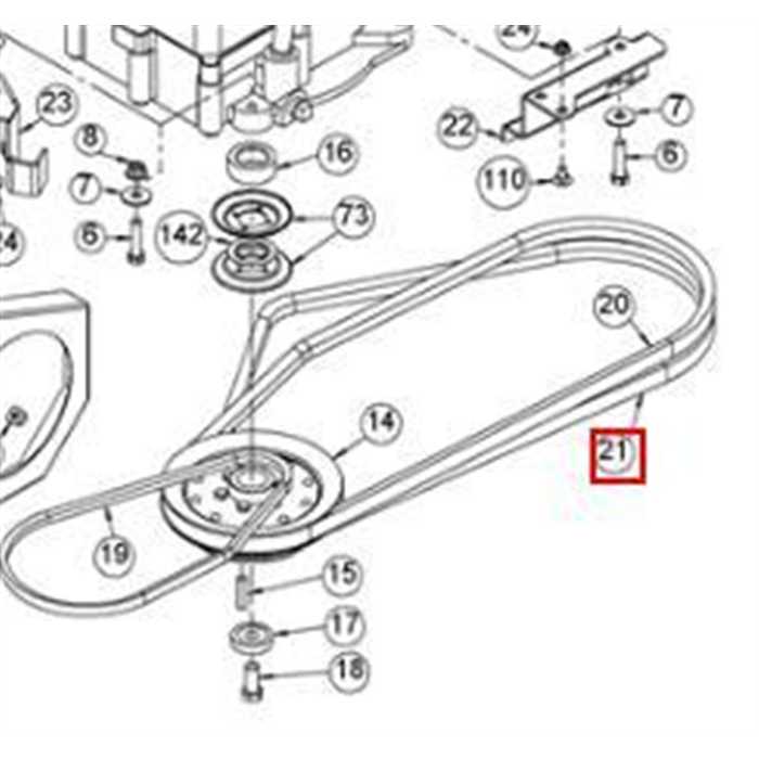 courroie lame 1er vitesse as motor as73, E08228, G07857033, LG2001069