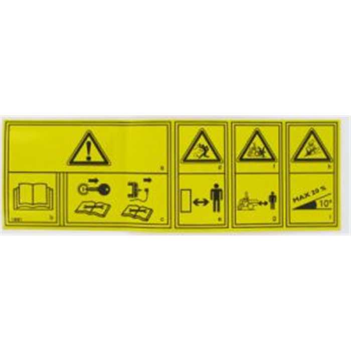 Autocollant de châssis face avant ETESIA Bahia, 13021, ET13021