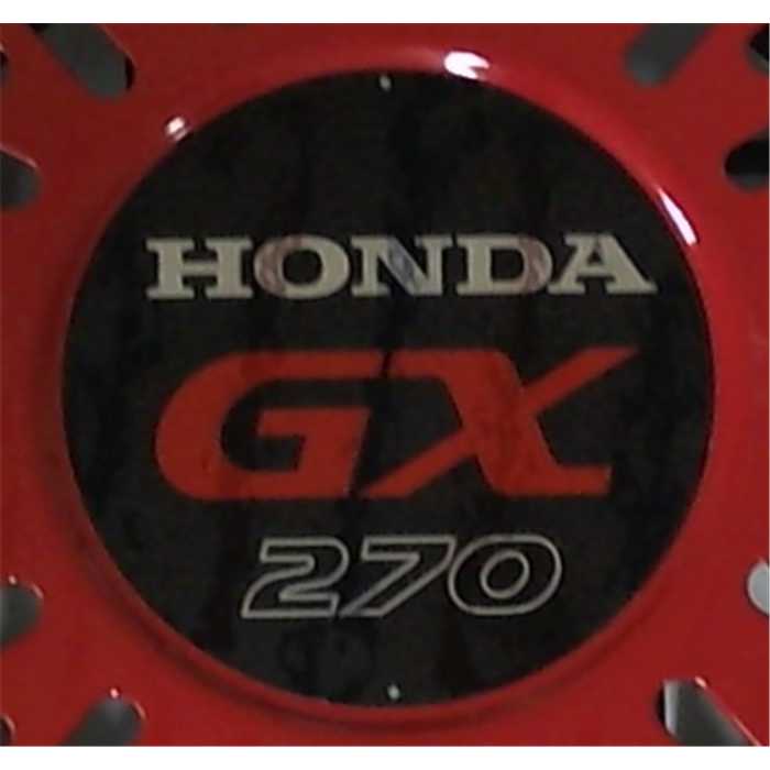 Autocollant de lanceur - HONDA GX270 , 87521Z5K000, 87521-Z5K-000