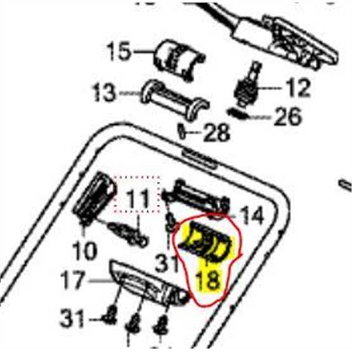 Couvercle étrier inférieur HRX537, 54447VH7T30, 54447-VH7-T30