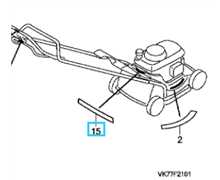 Autocollant mulching HRX476c, 87661-VK8-J50