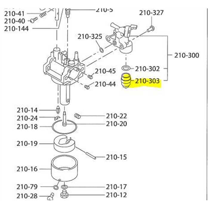 Cuve de carburateur robin sp170, 2776210018