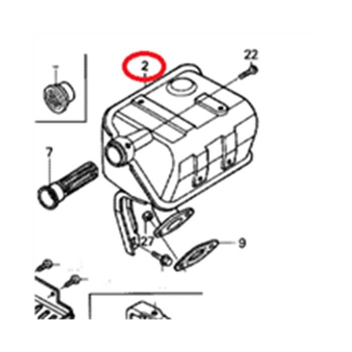 ECHAPPEMENT HONDA GX160, 18310-ZF1-000, 5505595, 550-5595