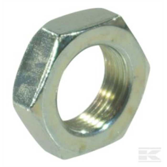 Ecrou M24 filet gauche Pas de 2 hauteur 12mm acier DIN439, 439B.242.L