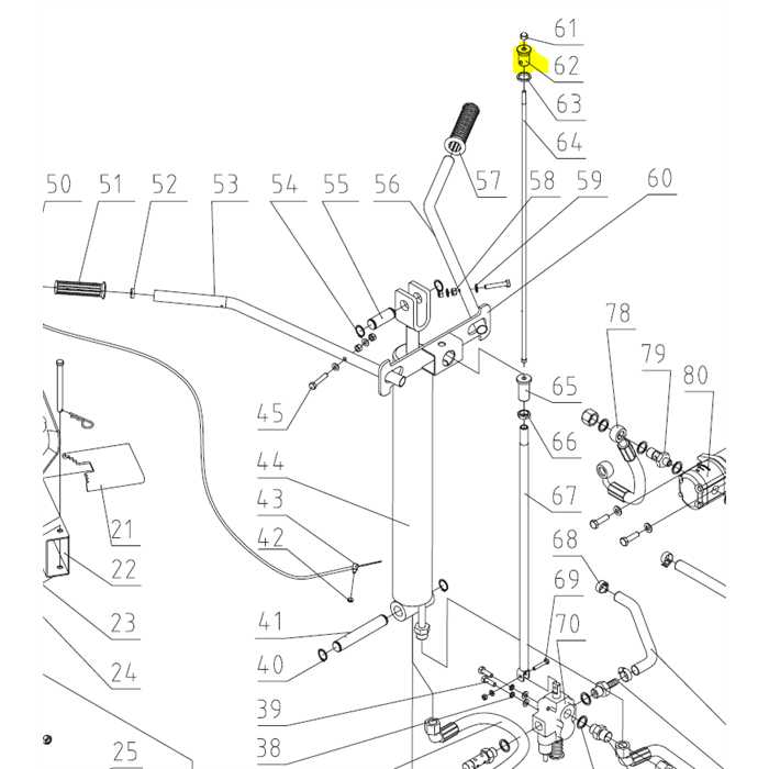 Ecrou spécial tige de limitation fendeuse GTM, 070020062, MZLS070020062