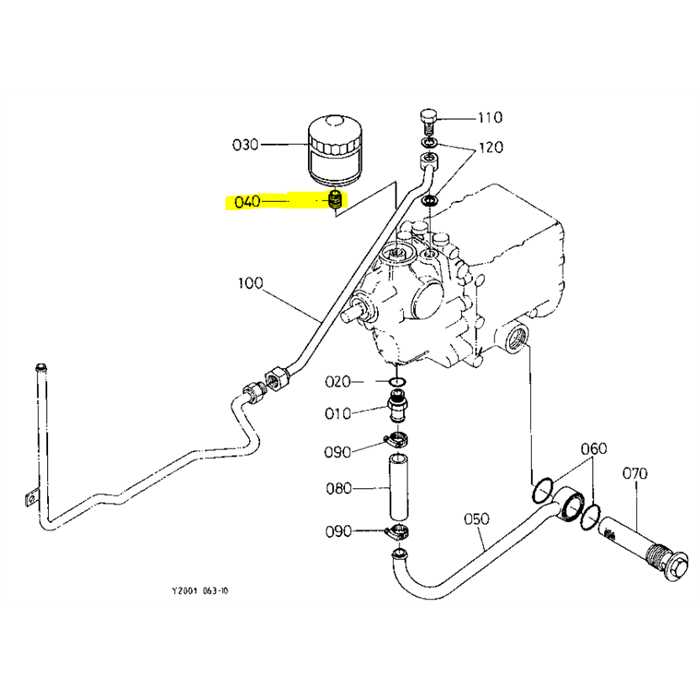 Elément central filtre pour KUBOTA bx, 6620436170