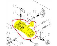 Embout transmission nu multifonction Shindaiwa, C510000200, C510-000200, SI3700062220