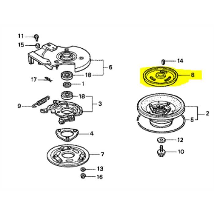 Embrayage de lame cone h4514, 75141758003, 75141-758-003