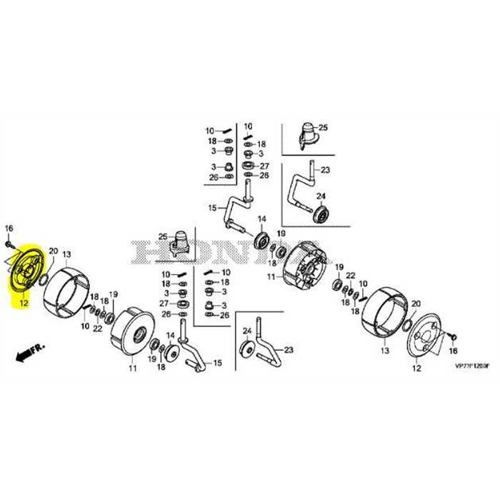 Enjoliveur de roue avant Mimo 300-310-500-520, 44717VP7000, 44717-VP7-000