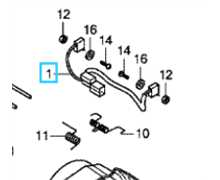 Ens. interrupteur stop HRM300, 35470-VP7-003