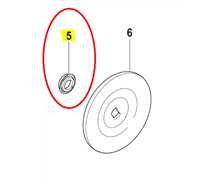 Entretoise flasque de disque Husqvarna K750-K760-K960-K970-K1250, 506324801, 5063248.01