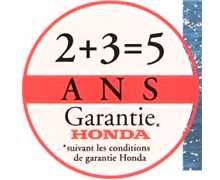 Extension de garantie HONDA motoculteur, GAR EXT MOTOC HONDA