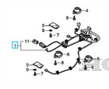 Faisceau électrique principale HONDA Miimo300 Miimo500, CABLE MIIMO, 32100VP7010, 32100-VP7-000, 32100-VP7-010, CABLE PRINCIPAL