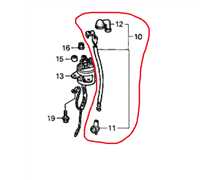 Fil relais de démarreur HONDA GXV340-GXV390, 32402-ZF5-V00