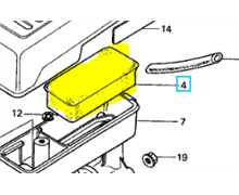 Filtre a air HONDA gv150, 17211-888-000, 17211888000