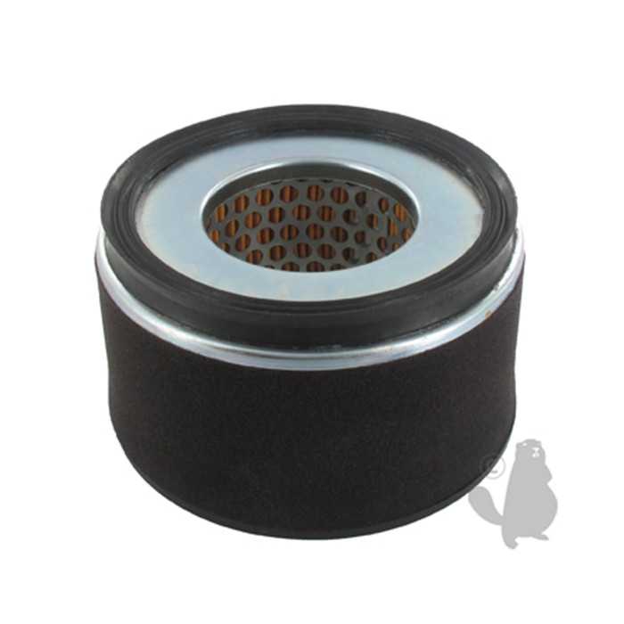 filtre a air adaptable pour KUBOTA modèle cylindrique borne + trou .Remplace origine: 11460-11180, 1146011180, 4104447, 410-4447, 11460-11180