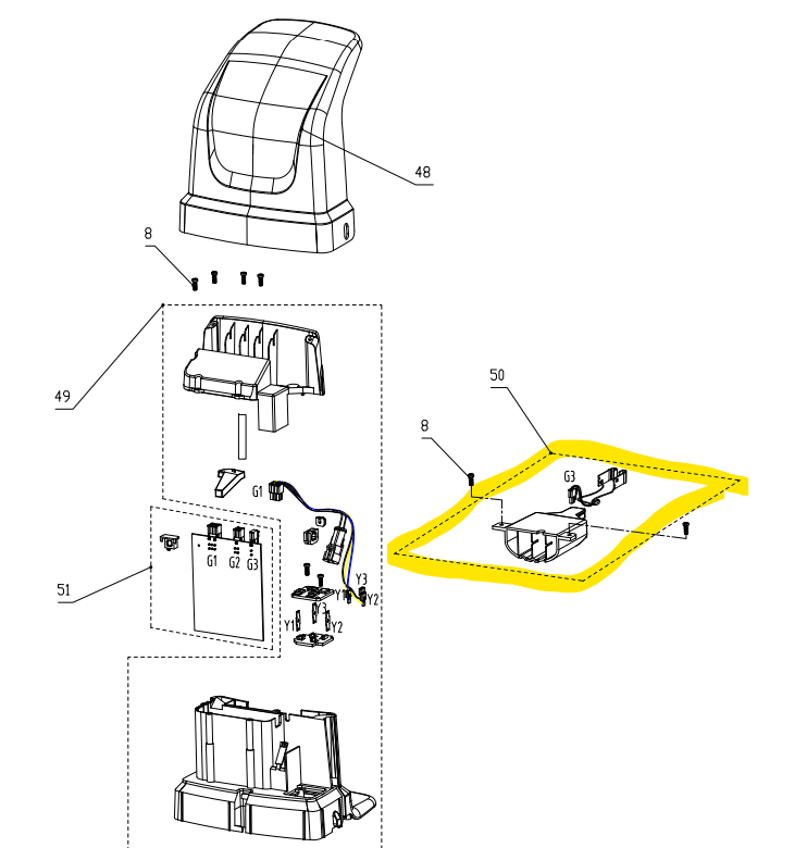 Capteur de charge station Cramer 1000, RA310602355, CRRA310602355