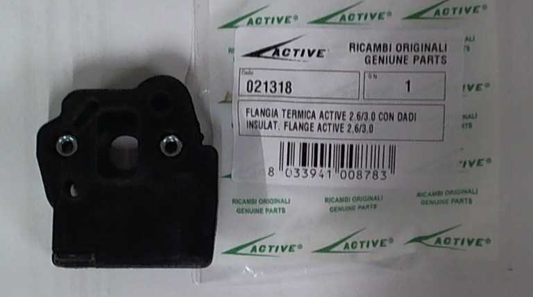 021318 flangia termica ACTIVE 2.6/3.0 con dadi, 21318, AC21318, 8033941008783