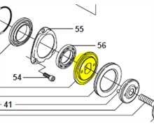 Flasque Husqvarna K950 ring, 5063746-02, 506374602