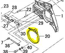 FREIN DE CHAINE SHINDAIWA 490, C326000240, 6902053211, 69020-53211, C328000240